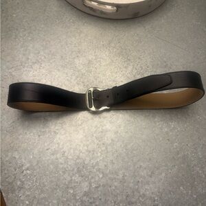 Michael Kors  Black Leather Belt – XL